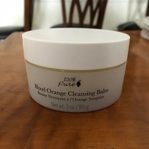 100% Pure Blood Orange Cleansing Balm New